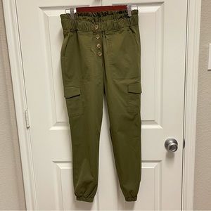 DYI Green Paper Bag Pants